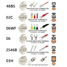 Ersatzbacken für Draht-Crimper-Einsätze zum Wechseln des Crimp-Stecker-Werkzeu
