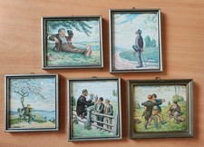 5 Bilder von Otto Quante,  Drucke, gerahmt und Im guten Zustand