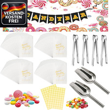 Candy Bar Zubehör Set mit