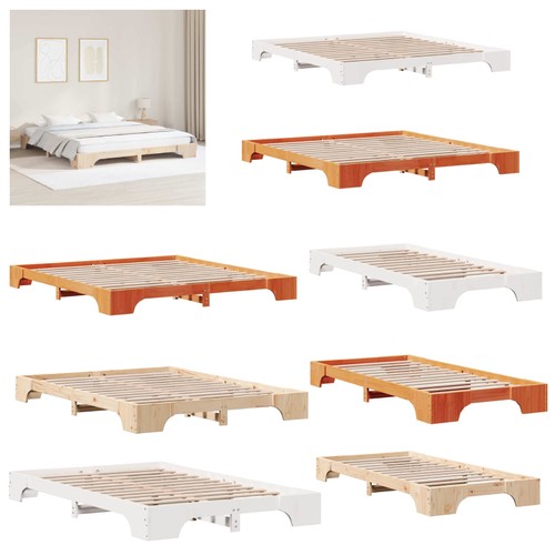 Bettgestell massivholz kiefer - bettgestell,