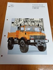 Prospekt Unimog technisches Konzept Sprache: D Traktor Schlepper 14