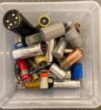 Vintage Konvolut Kondensatoren über 1000μF verschiedene Marken und Werte - 1,...