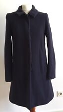 STEFANEL KLASSISCHER MANTEL IN DUNKELBLAU GR.36 ELEGANT UND CHIC