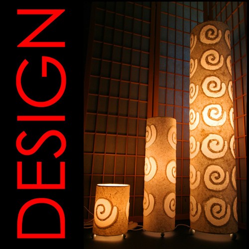 Design steh stand papier - papier, lampe