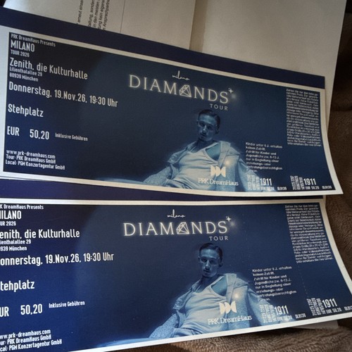 Diamands show tickets - 2,