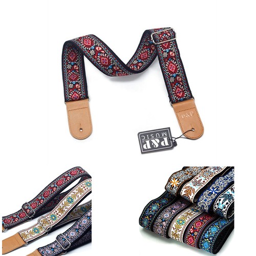 Bass gitarrengurt jacquard - bass,