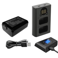 Dual usb lcd ladegerät - usb-c,