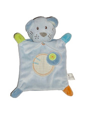 Schmusetuch Nicotoy Hund BÄR TEDDYBÄR TEDDY Bear blau Schnuffeltuch Kuscheltuch 