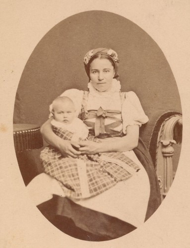 Heitel cdv mutter mit kind - cdv,