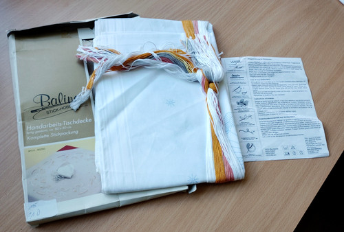 Stickpackungen tischdecken - stickpackungen,