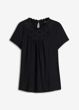 Neu Shirt mit Spitze Gr 40/42