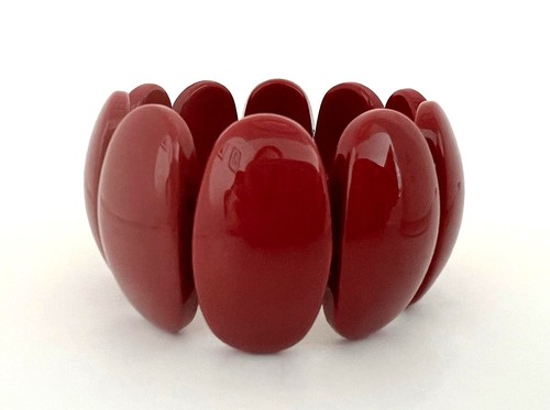 Vintage bakelit armband - vintage, cherry