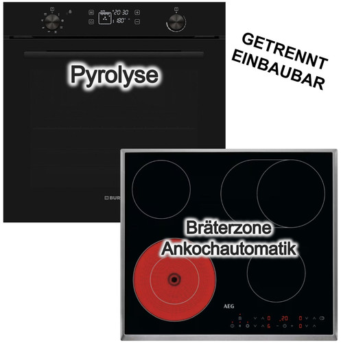 Herdset backofen pyrolyse - herdset, +