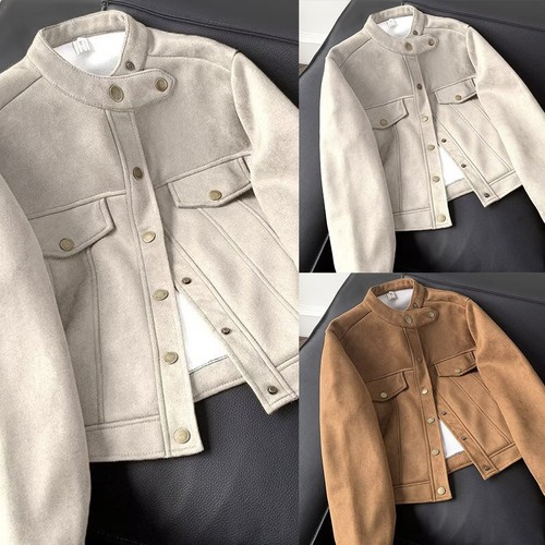 Herren retro wildleder jacke - retro,