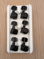 Schaller F-Series Locking Tuners. 6L Black, 10570420