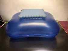 1980er Große Keksdose blau 28cm Dose Plastik Germany