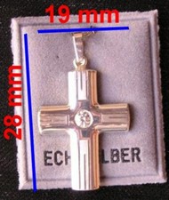 Kreuz mit Zirkonia, Anhänger