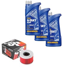 ölfilter set 10w40 - k&n,