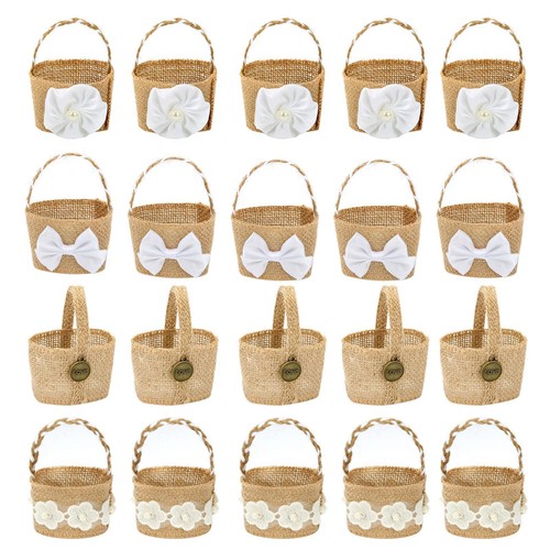 Stück hochzeit blumenkorb - 5,