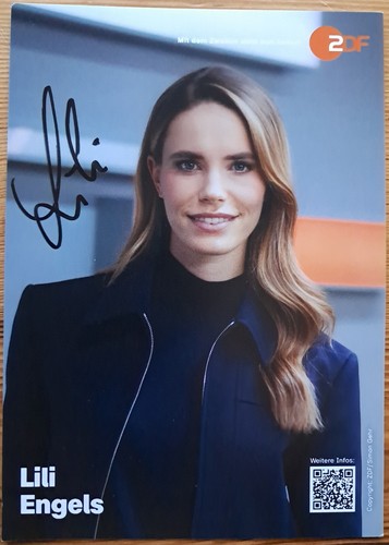 Lili engels orig autogramm - lili,