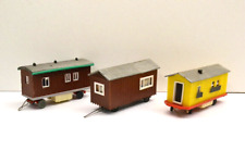 DDR 1:87 Eigenbau Bauwagen Wohnwagen Camping Tiny Haus Anhänger Wagen H0 Set V5