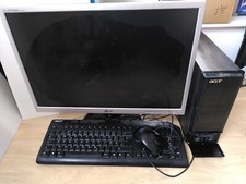 Acer Aspire X3812 mit Tastatur, Maus und Bildschirm (LG)