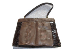 Antike alte Echtleder Damen