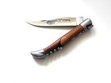 Taschenmesser Laguiole en Aubrac Original Palisander 12 cm mit Korkenzieher matt