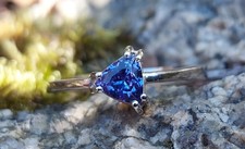 Goldschmiedering AA Tansanit