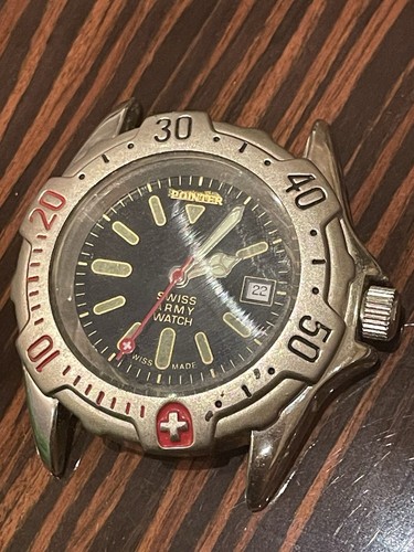 Pointer swiss army men watch - army,