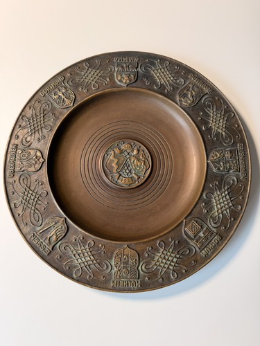 Nrw wappenteller bronze - nrw,
