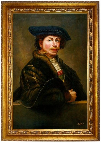 Gemälde portrait rembrandt - v.,