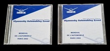 2x UAZ Russland Cars Auto Pressemappe Media Press Kit Paris 2002 XX