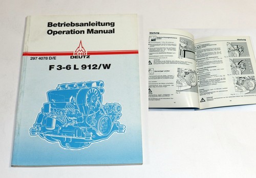 Betriebsanleitung deutz motor - betriebsanleitung,