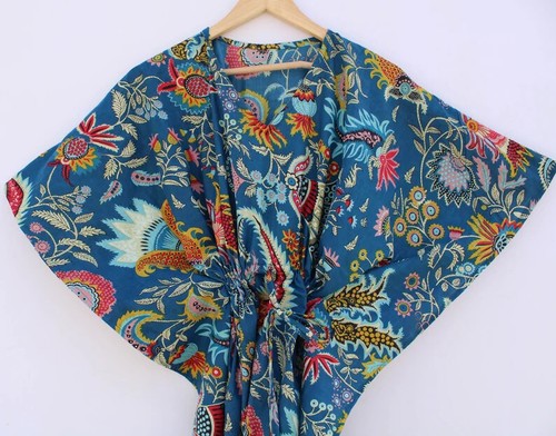 Langer damen baumwollkaftan - langer, damen-baumwollkaftan