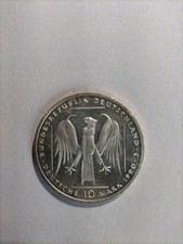 10 DM Silbermünze 800Jahre Deutscher Orden 1990, Prägestätte J