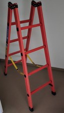 ! TOP NEUZUSTAND ! EFA B GFK Leiter Stehleiter isoliert  ZARGES  41261