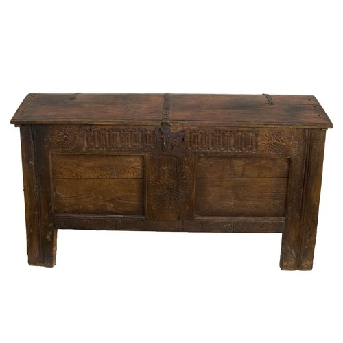 Runddeckeltruhe antik eiche - runddeckeltruhe,