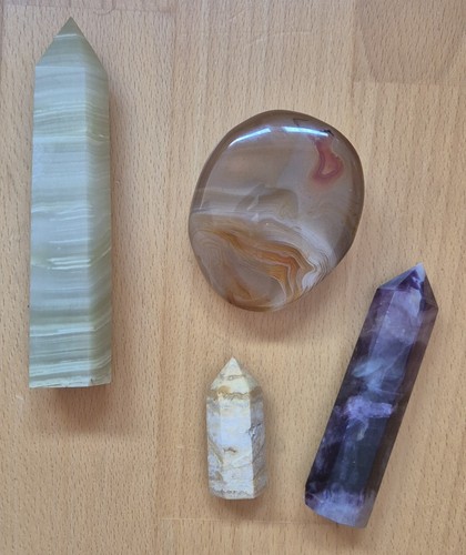 Edelstein set mineralien - set, /