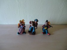 clown figuren Drei Musikanten zwischen 16 und 20 cm groß