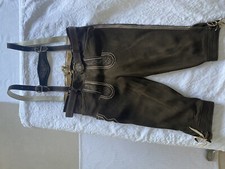 lederhose hirschleder oktoberfest herren mit Weste