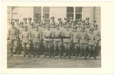 Orig. Foto AK Portrait Polizei Schutzpolizei Offiziere in Kaserne Baden 1930'er