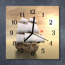 Tulup Glasuhr Wanduhr