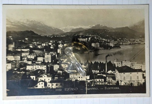 Echtfoto lugano tessin - ak,