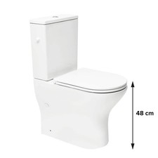 Stand-Kombi-WC erhöhtes Stand