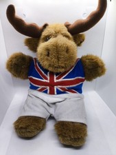 Plüsch Elch mit Union Jack (England)
