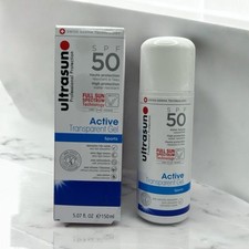 ULTRASUN Active Transparent Gel SPF 50Transparentes Sonnenschutz-Gel 150ml