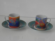 2 Espressotassen & Untertassen