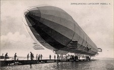 Ak Zeppelin'sches Luftschiff