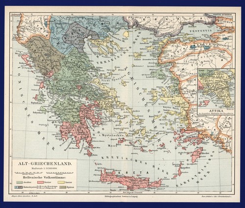 Griechenland landkarte anno - griechenland,